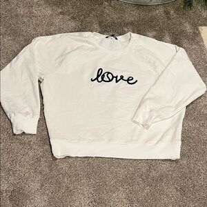 White Love Sweatshirt